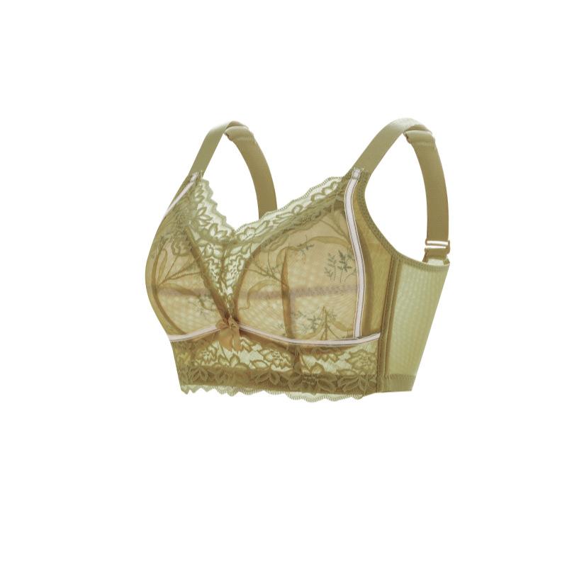 Full Cup Bra Women's Collection Accessory Breasts Gathered Bra Anti Sagging Bra Lace Strapless Bra Summer Thin Bra