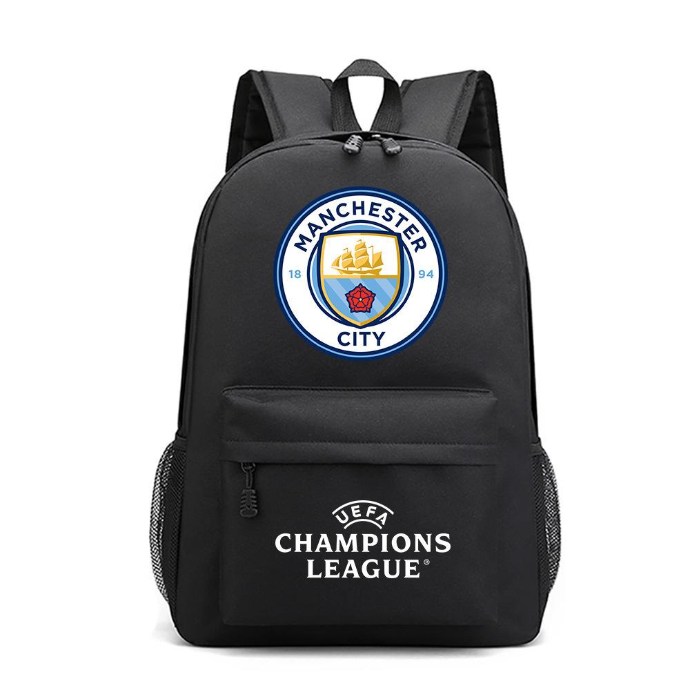 Champions League Tas Manchester United Manchester City Chelsea Tas Oxford Stof Rugzak Barcelona Print Student Rugzak