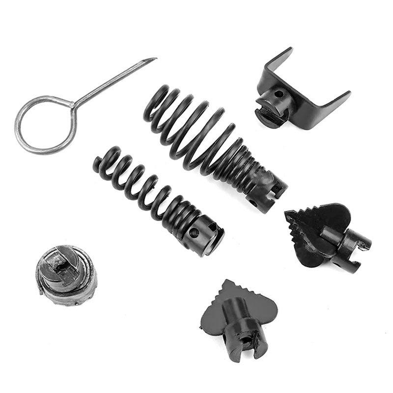 

PDTO 7pc Cutter Set Очиститель слива Сантехника Змеиный инструмент Кабель Шнек Засорение канализационной трубы