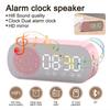 Wireless Bluetooth Clock Double Alarm Wireless  Bluetooth Speaker Digita Alarm Clock  Outdoor Use