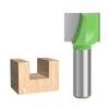 Langlebigkeit Stahlspitzen-Bodenreinigungsfräser für effiziente Holzbearbeitungsaufgaben mit 1/2-Zoll-Schaft und grünen Oberflächen