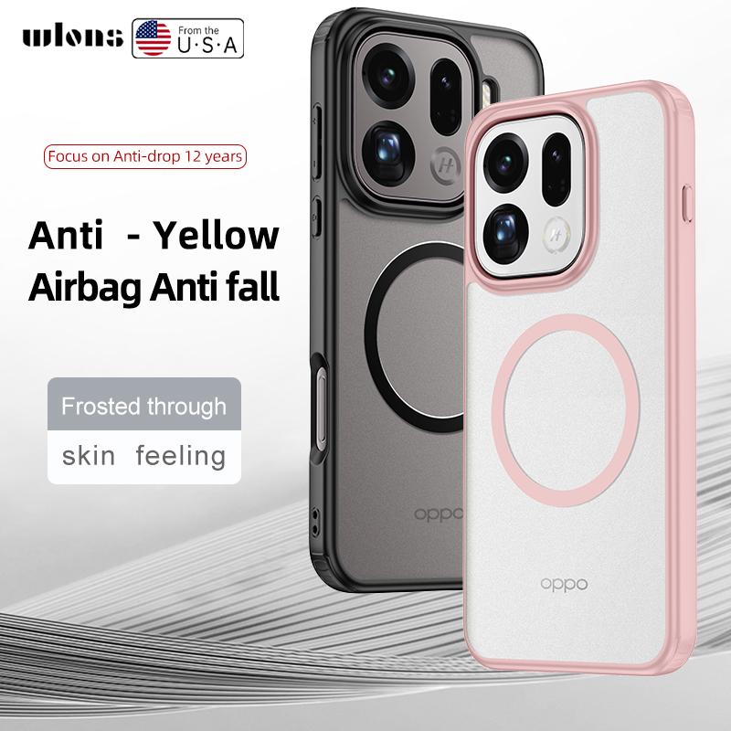 For OPPO Find X9 X9 Pro Case Magnetic Translucent Matte Hard PC Shockproof Semitransparent Back Cover for Find X 9