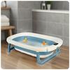 Folding Bathtub For Children And Infants With Thermometer And Insert, And