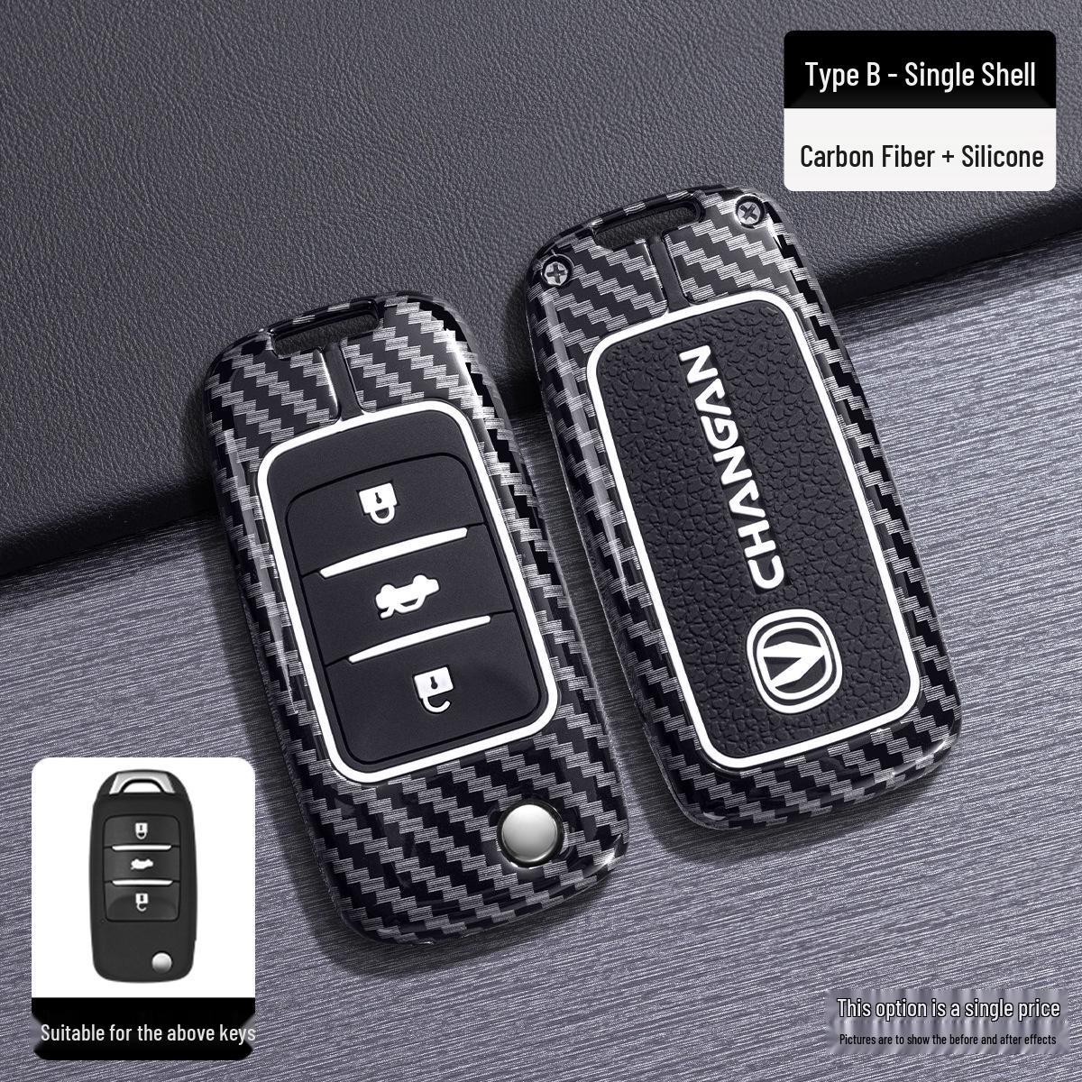 Compatible Changan Car Key Cover for Nuo Yumi, Lumin, Benbenestar, CS55, Yidong DT, CS35 XT, CS15