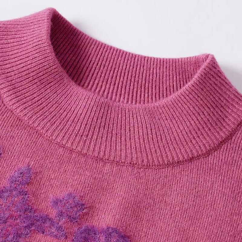 Pasite Women's Mock Neck Fleece-Lined Thermal Sweater