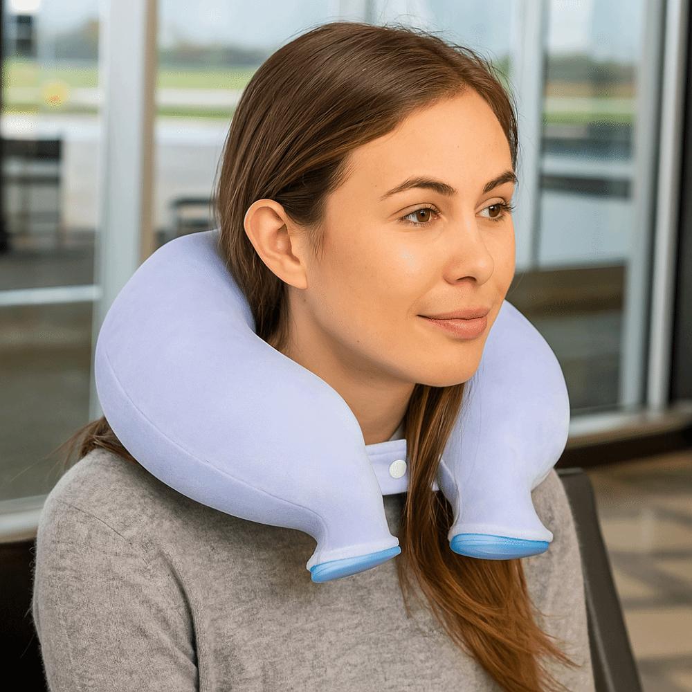 Portable Hot-water Bag Neck Support Thickened Neck Protector Icy Cooling Neck Bag  Office