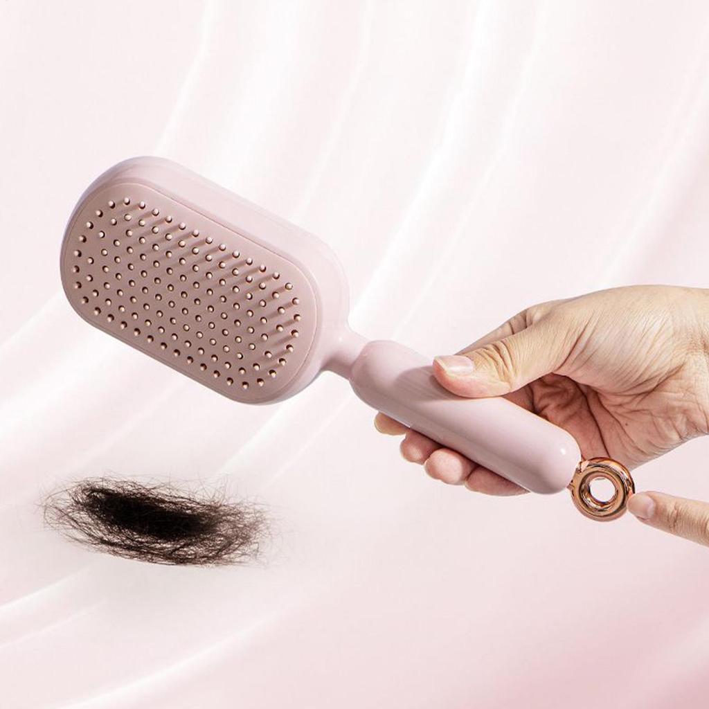 Massage Comb Retractable Air Cushion Smooth Cleaning Detangling Brush Hair Comb Scalp Massager for Women Men Girls Boys Curly