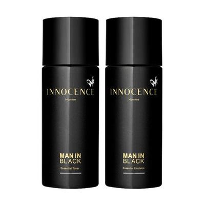 Innocence Men's Cosmetics Whitening Wrinkle Improvement Men's Skin + Lotion + Travel Gift, 1 Set