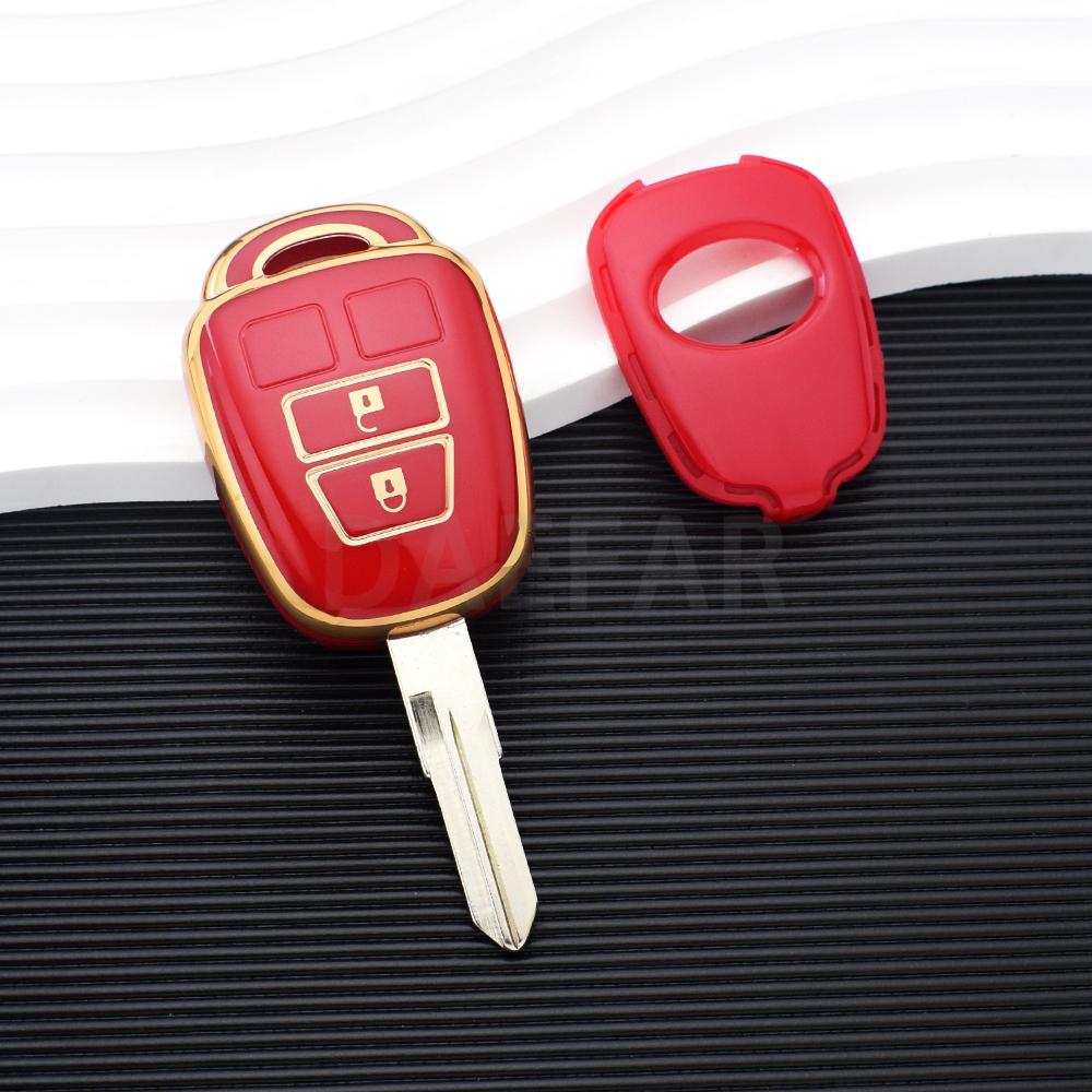 TPU 2 Buttons Car TPU Key Case Cover for Toyota Rav4 MK4 Rav 4 Corolla Fielder Vitz Remote Shell Fob Accessories