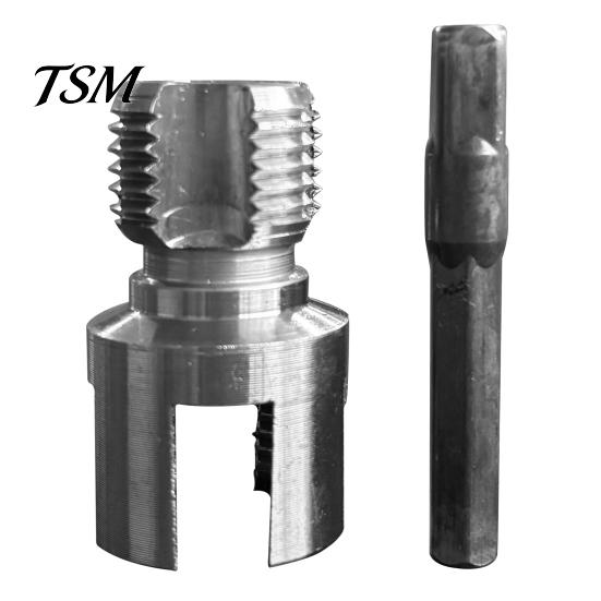 Professional Plumbing Tool Pipe Thread Cutting Tools PVC Threader Kit Integrated Efficient Threading Solution Dual-Function Internal External for Home 1/2inch