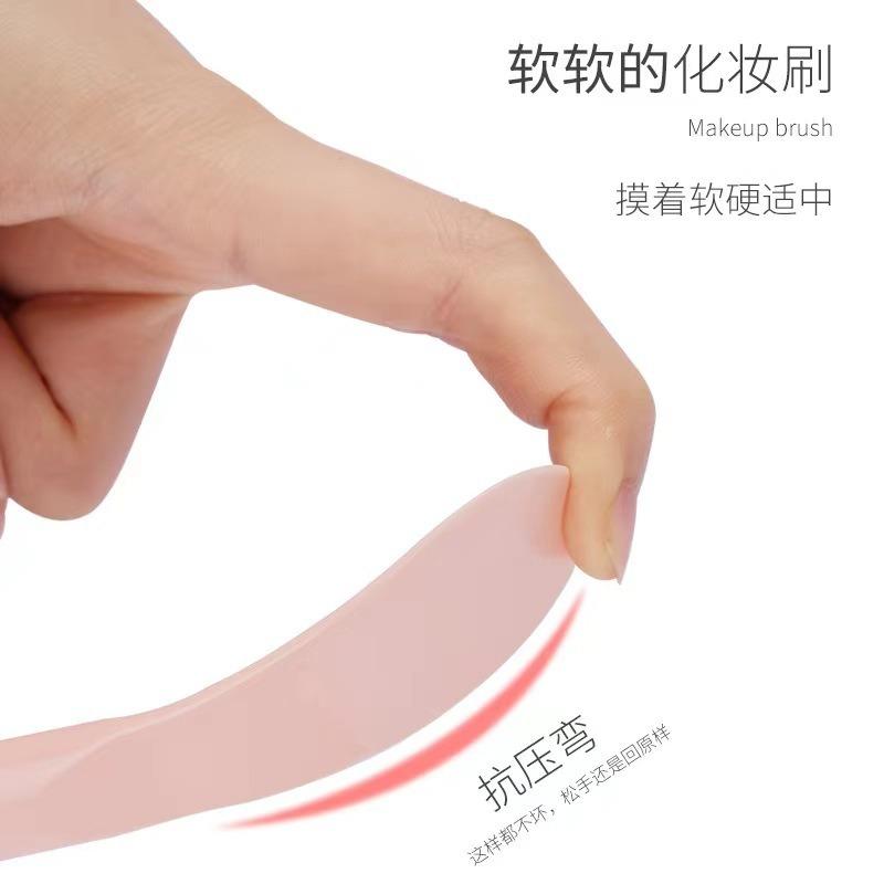 Two Purpose Silicone Facial Mask Brush Mud Mask Applicator Spatula