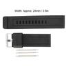 24mm Watch Band Silicone Pin Buckle Watch Strap Sports Wristwatch Accessory