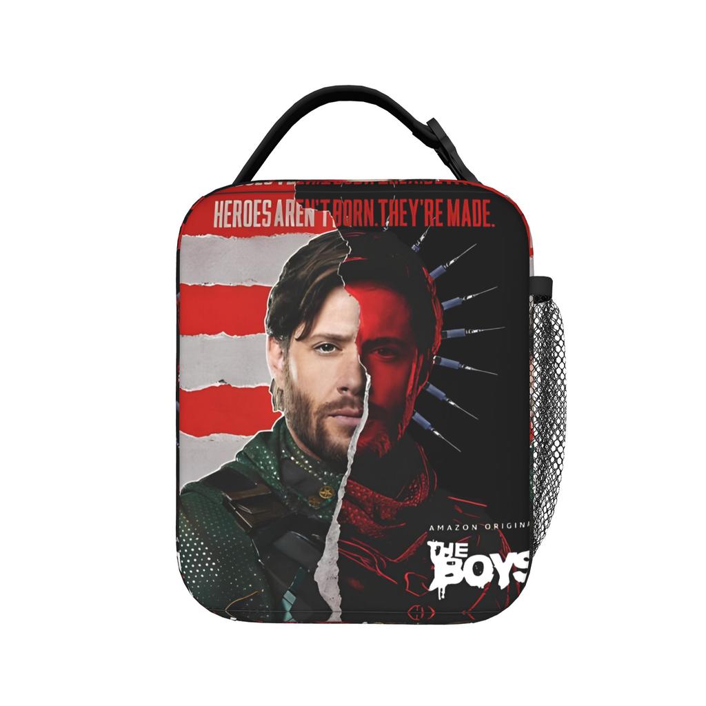 Retro The Boys Movie Insulated Lunch Bags Thermal Bag Reusable,Lunch Container Portable Tote Lunch Box Bento Pouch Work Travel
