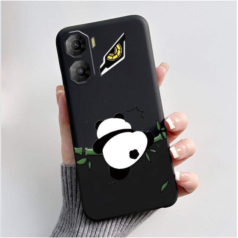 Custodia per Telefono Per ZTE Nubia Neo 3 5G Z2464N Custodia Estetica Moda Gatto Carino Cartone Animato Nero Morbido TPU Silicone Copertura Protettiva Completa