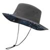 Bassdash FH18 Foldable Sun Hat with UPF 50+ UV Protection, Under-Brim Print, Unisex, for Fishing and Hiking