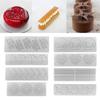 Fondant Mold Chocolate Stencil Leaf Lace Mat Leaves Cake Lace Mold Border Decoration Silicone Mould