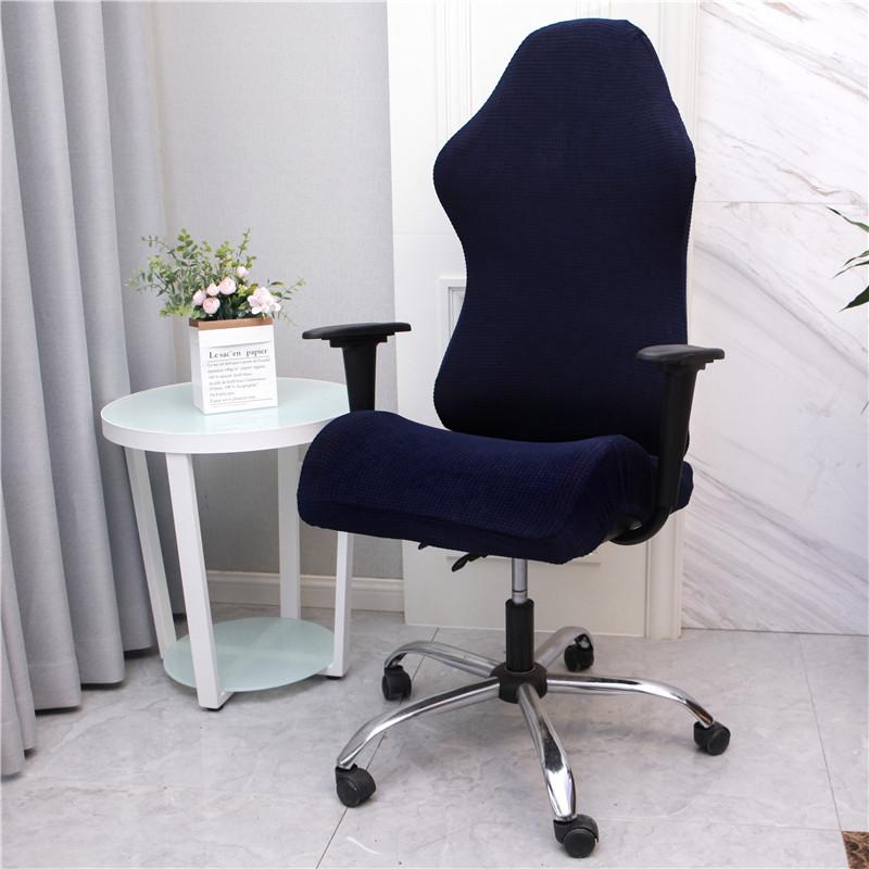 Elastic E-sports Chair Cover for Home Office Internet Cafe Armchair Thickened Cover for Computer Chair Dining Chair