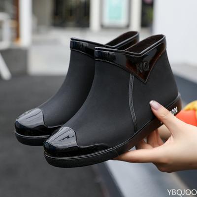 Schuhe Damen Mode Rutschfest Wasserdicht Regenstiefel Schaft Regenstiefel Stiefel für Damen Wasserdicht Arbeit Botas De Caza Espanolas