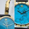 Used GUCCI Watches Bee 126.4 Stainless Steel/leather gold black