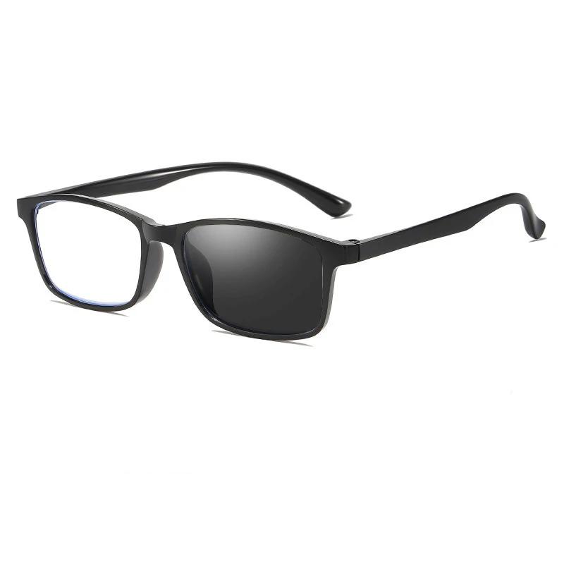 

Фотохромные деловые очки для чтения в полной оправе, очки с защитой от синего света, очки для пресбиопии, очки для дальнего зрения с высоким разрешением 3.0