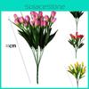 Luxurious 18 Heads Artificial Magnolia Bouquet For Elegant Home And Garden Decor