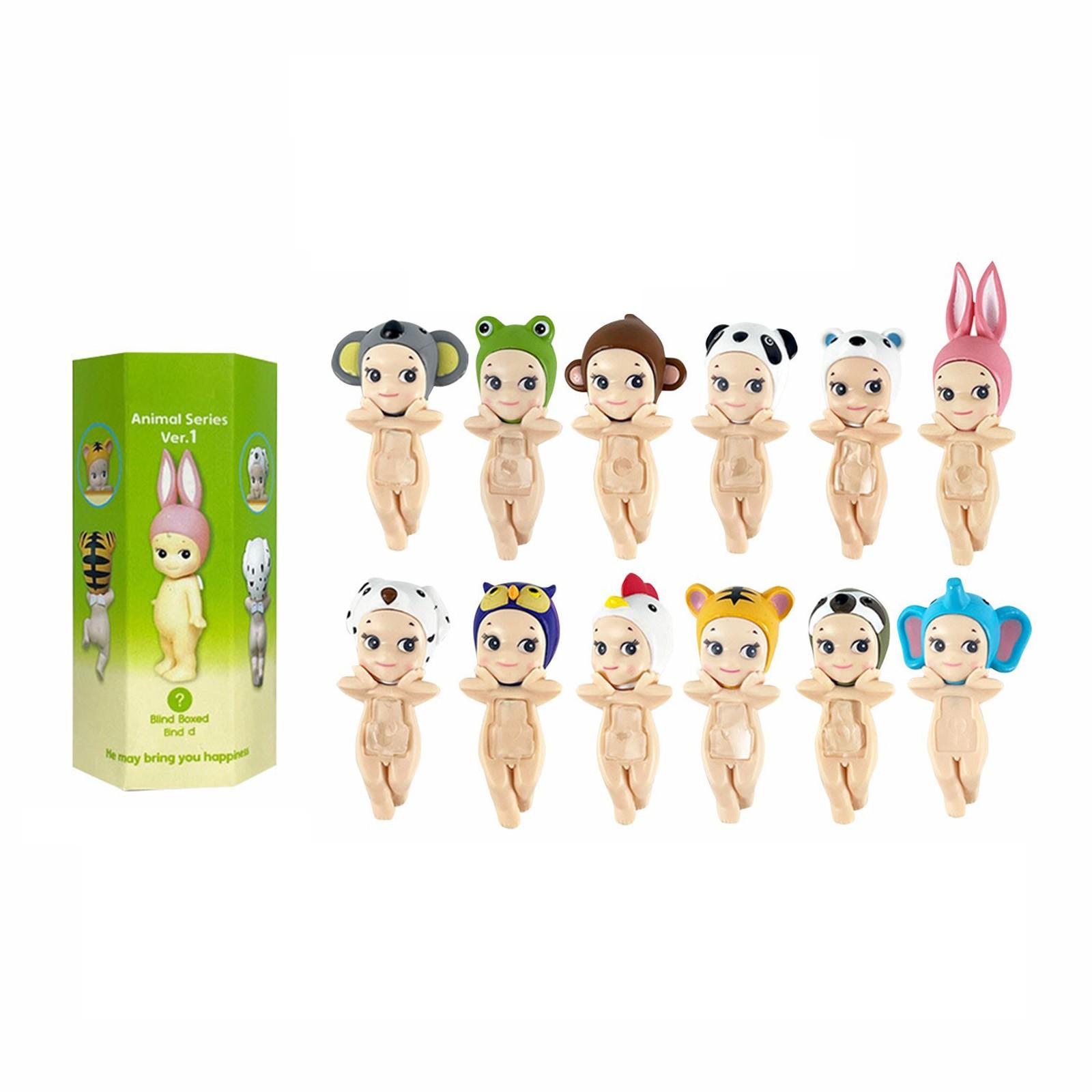 

Розкрийте містичне царство крилатих чудес: Інтригуючі статуетки ангелів у сліпих коробках для сюрпризів Angel Hippers Dreaming Series Figure One Size