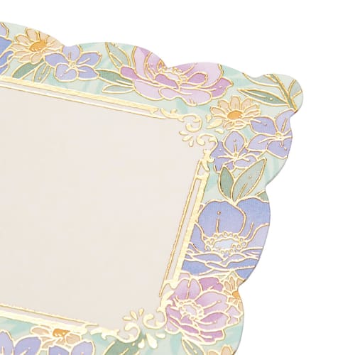 Sanrio meldingskort minikort blomstermønster blått gratulasjonskort kan sendes utenlands MU159-3950491