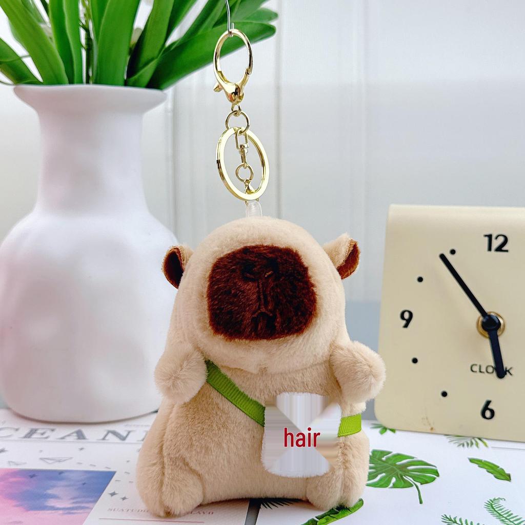 Pingente Capivara Chaveiro de Pelúcia - Presente de Aniversário Boneca de Pano