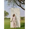 Linen Lounge Shirt Women Relaxed Fit Long Sleeve Casual Top