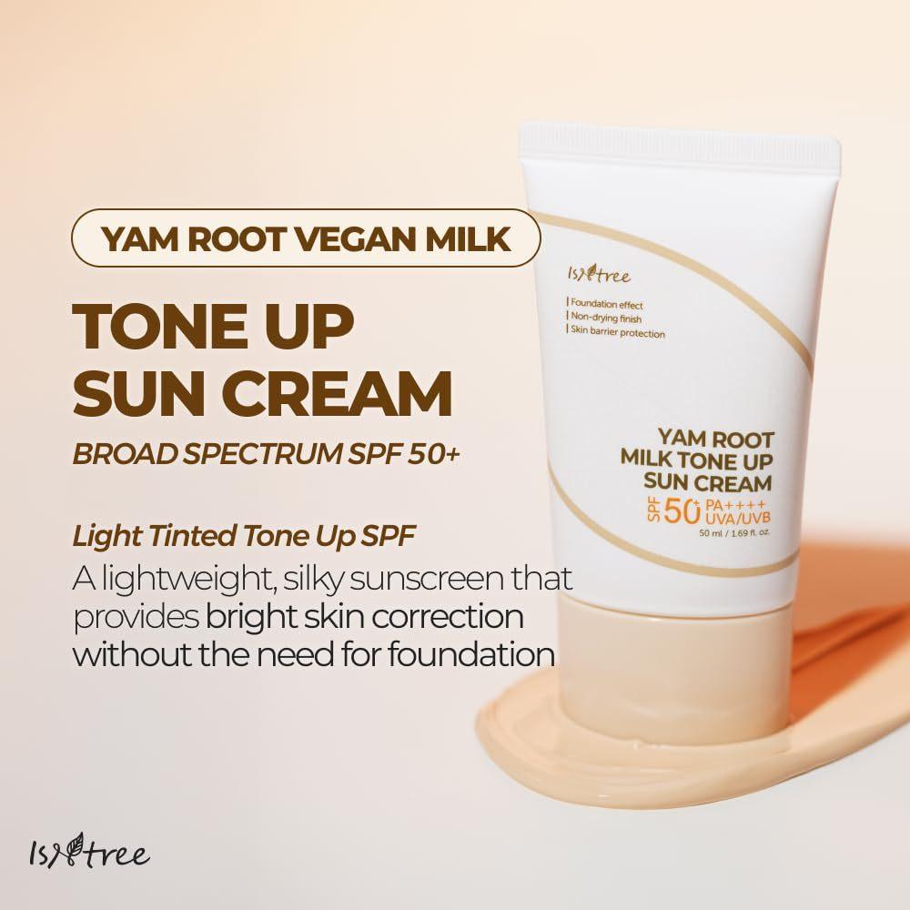 ISNTREE Yam Root Milk Tone Up Sunscreen 50ml
