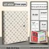 A4 Large Capacity Family Document Organizer with Transparent Pages for Birth Certificates and Household Registers