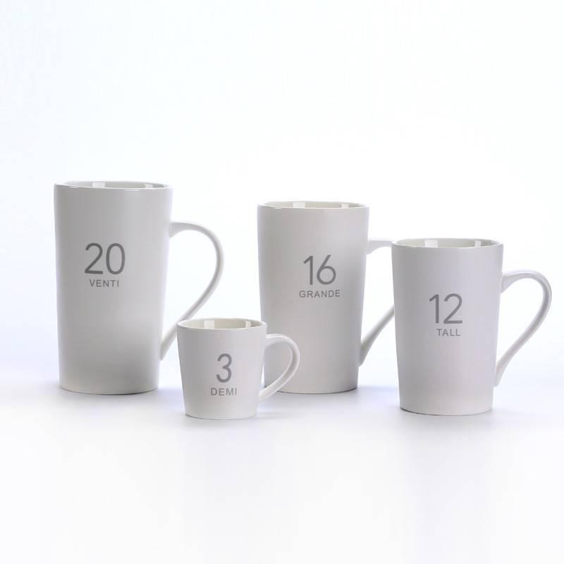 Coffee Starbucks Mugs Venti 20 Oz Grande 16 Oz Tall 12 Oz Demi 3 Oz Mug Gift Cup