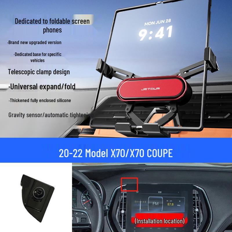 Foldable Phone Holder for Jetour X95/X90/X70/X70PRO/X90PLUS Air Vent