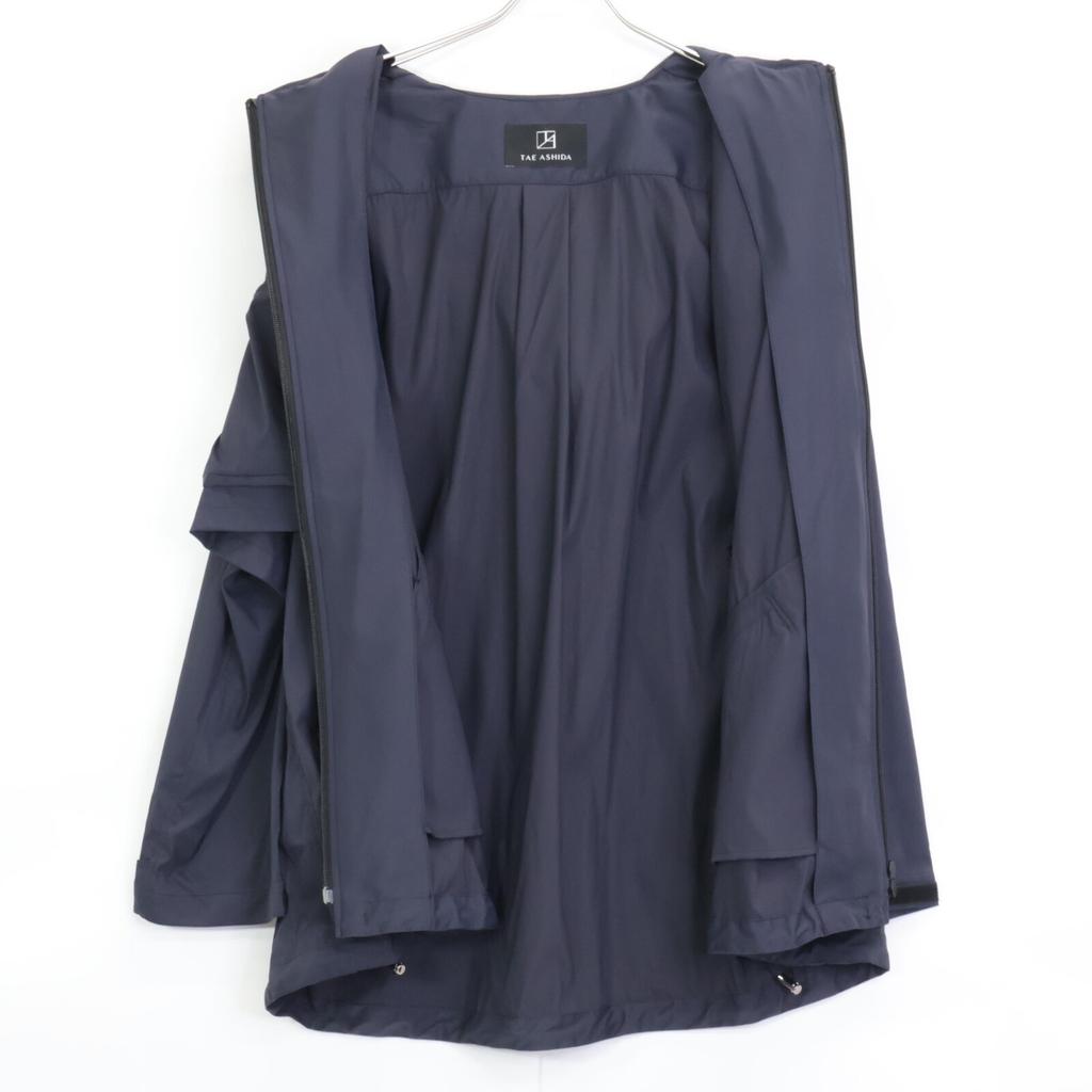 TAE ASHIDA [Herren] Marineblauer Luxus-Nylonparka Oberteile L MarineblauGebraucht