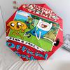 Adventure Time Friendship Automatic Umbrella - Suitable Travel Outdoor Portable Umbrella Birthday Gift Daily Essentials