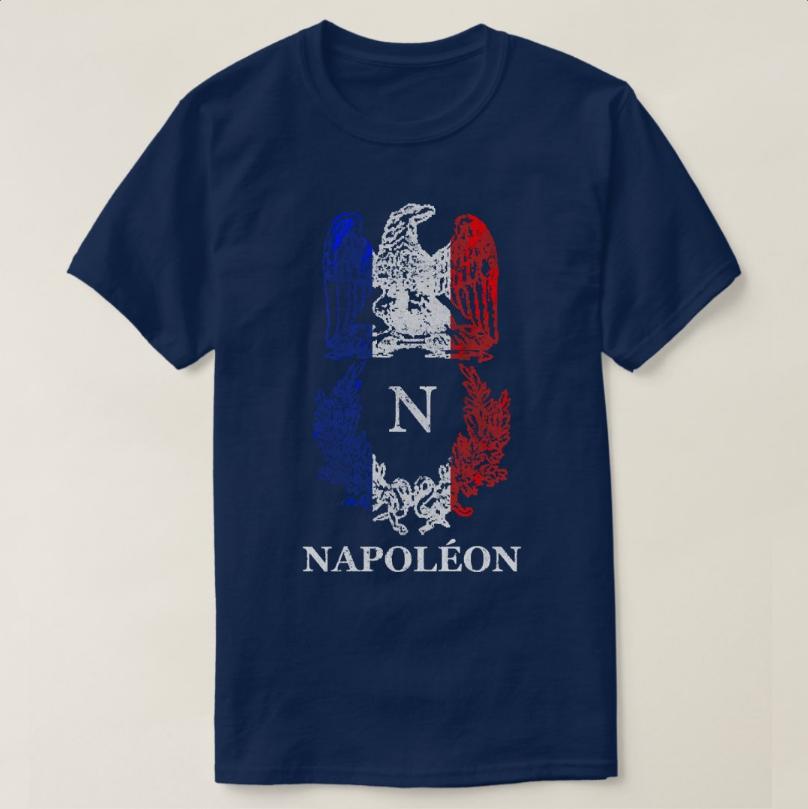 French Flag Napoleon Bonaparte Eagle Emblem Insignia TShirt 100 Cotton ONeck Short Sleeve Casual Mens Tshirt Size S3XL