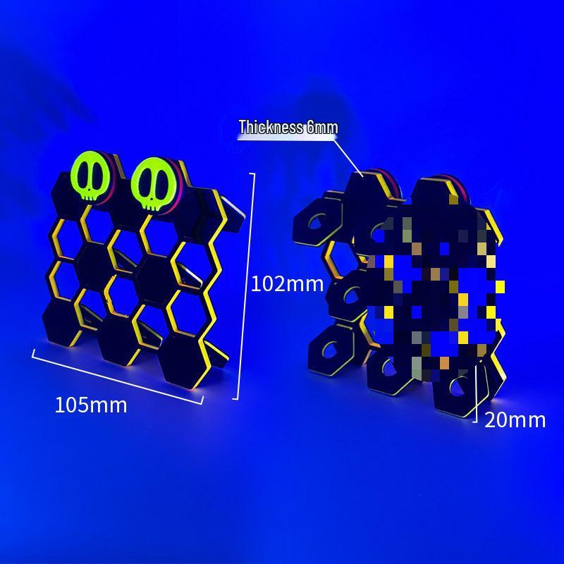 Fluorescent Coral Aquarium Lighting Stand: Magnetic Acrylic Suspension Bracket