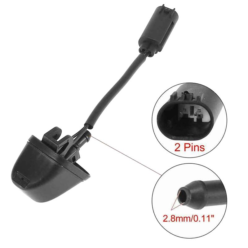 Durable-L+R New Windshield Heated Washer Sprayer Nozzle Jet 61667046060 For BMW 3 Series E90 E91 E92 E93 323I 325I 328I 335I M3