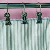10Pcs Toothed Curtain Clips Metal Flexible Curtain Hanging Ring Heavy Duty Non-Slip Curtain Hook for Curtains and Laundry