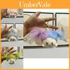 Adorable Fluffy Cotton Doll Keychain Plush Toy Cute Cartoon Animal Figure