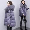 Women's  Fashion Winter Down Cotton Jacket Splicing Commuter Leisure Oversized Jacket
