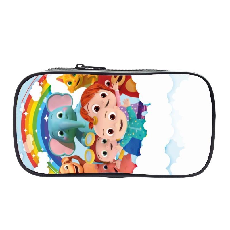 Cocomelon Pencil Box Large Capacity Storage Bag Ideal For Students And Kids