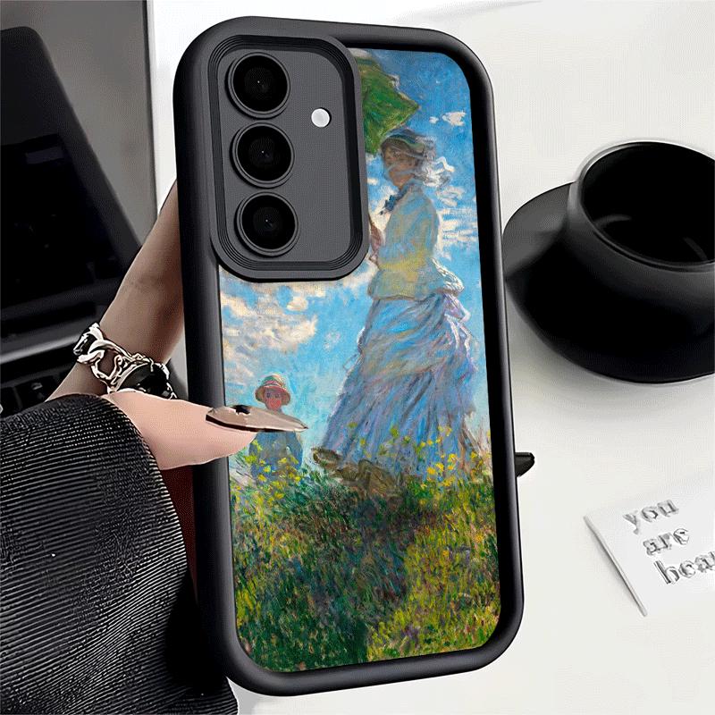 Phone Case for Samsung Galaxy A17 A16 A15 A14 A13 Claude Monet Oil Painting A56 A36 A26 A55 A35 A25 A54 A34 A24 A53 A33 A23 A07