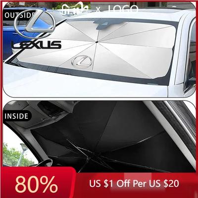 2026 Hot Interior Stickers Car Heat Insulation Covers Sunshade Umbrella Auto Accessories For RX300 RX450 EX300h IS200 IS25