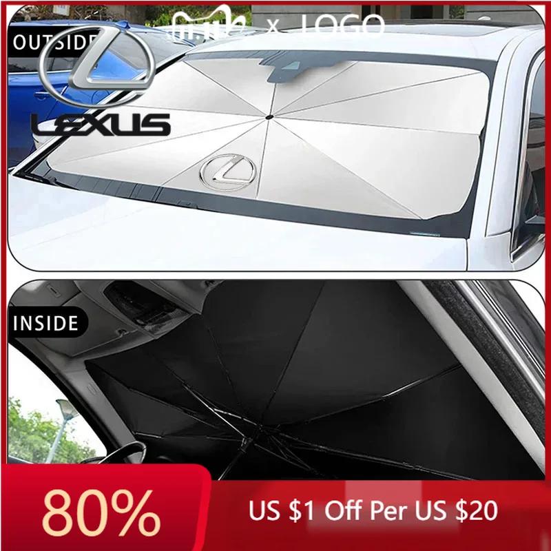 cydk9 2026 Hot Interior Stickers Car Heat Insulation Covers Sunshade Umbrella Auto Accessories For Lexus RX300 RX450 EX300h IS200 IS25