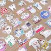 50Pcs Dental Cute Tooth Shaped Stickers Dentist Store Toothbrush Cartoon Decal Diy Wallstickers Decoration Teeth Sticker