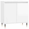 VidaXL Armoire de bain blanc brillant 58x33x60 cm bois d'ingénierie 831574