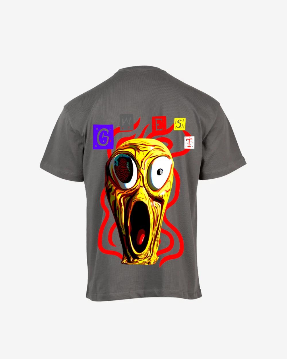G West Oversized Yellow Face Life Style Tee Mens 4XL