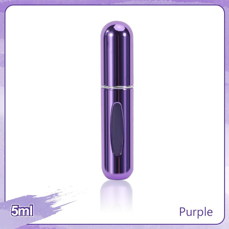 10ml 5ml Mini Portable Perfume Spray Aluminium Travel Self-Pumping Dispenser Bottle Bottom Direct Fill Jar Cosmetic Empty Tool