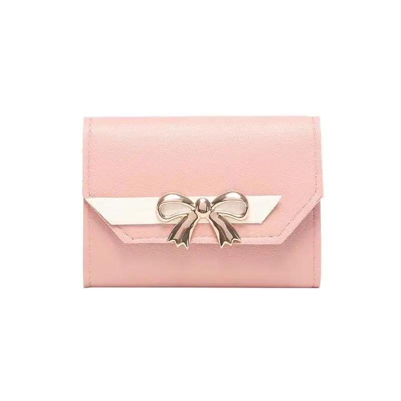 Simplicity and Fashion Women's Wallet Multifunctional Large Capacity Card Folding Clip Wallet
